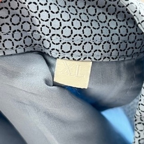 Diesel Men's Slim Fit Short Sleeve Button‎ Down Shirt Blue Pattern XL - Picture 9 of 10